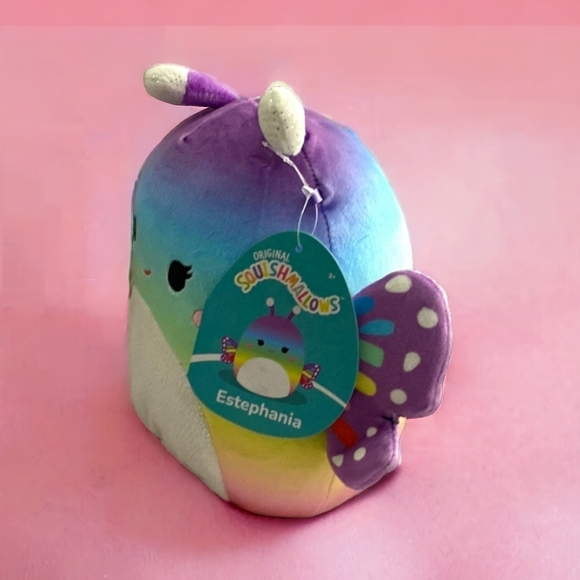 NWT Squishmallows Estephania butterfly stuffed plush. - Picture 3 of 5